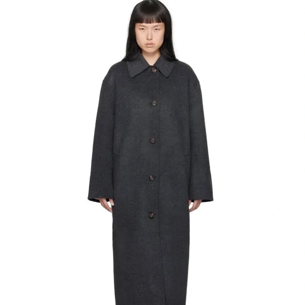 Cinzia Rocca Due - Designer Made in Italy Long Wool Coat